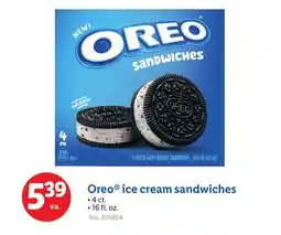 Lidl Oreo ice cream sandwiches offer