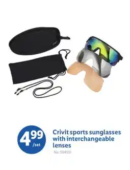 Lidl Crivit Sports Sunglasses With Interchangeable Lenses offer