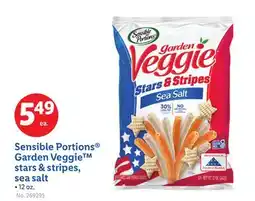 Lidl Sensible Portions Garden Veggie stars & stripes, sea salt offer