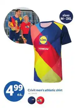 Lidl Crivit men's athletic shirt offer