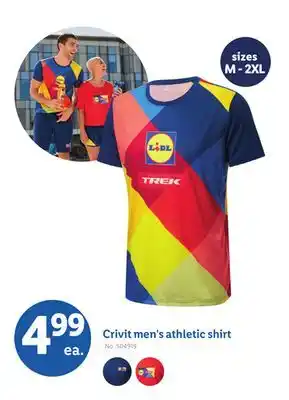 Lidl Crivit men's athletic shirt offer