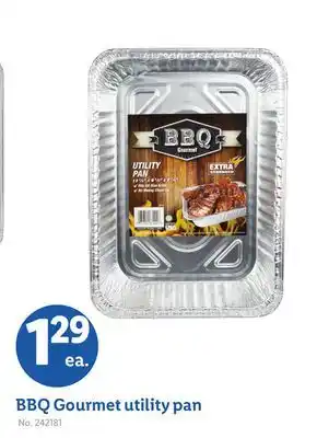 Lidl BBQ Gourmet utility pan offer