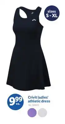 Lidl Crivit ladies' athletic dress offer