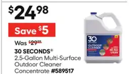 Lowe's 2.5-Gallon Multi-Surface Outdoor Cleaner Concentrate offer