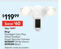 Lowe's Floodlight Cam-Plus Wired Outdoor Smart Security Camera offer