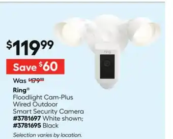 Lowe's Floodlight Cam-Plus Wired Outdoor Smart Security Camera offer