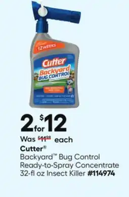 Lowe's Backyard Bug Control Ready-to-Spray Concentrate offer