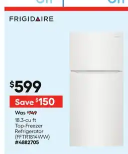 Lowe's 18.3-cu ft Top-Freezer Refrigerator offer