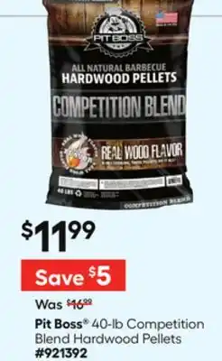 Lowe's 40-lb Competition Blend Hardwood Pellets offer