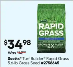 Lowe's Turf Builder Rapid Grass 5.6-lb Grass Seed offer
