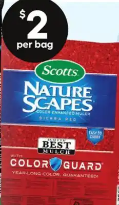 Lowe's 1.5-cu ft Nature Scapes Color Enhanced Mulch offer