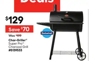 Lowe's Super Pro Charcoal Grill offer