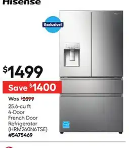 Lowe's 25.6-cu ft 4-Door French Door Refrigerator offer