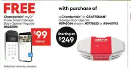 Lowe's Garage Door Opener offer