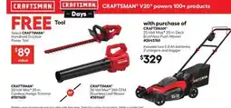 Lowe's 20-Volt MaxF 20-in Deck Brushless Push Mower offer