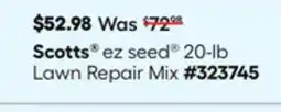 Lowe's ez seed 20-lb Lawn Repair Mix offer
