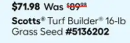 Lowe's Turf Builder 16-lb Grass Seed offer