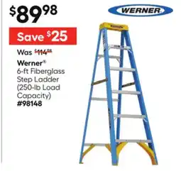 Lowe's 6-ft Fiberglass Step Ladder offer