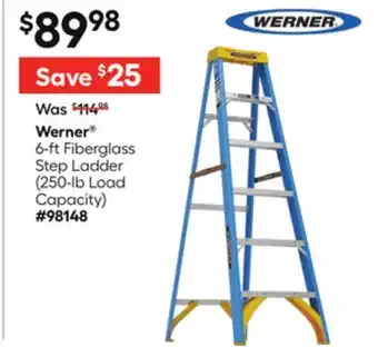 Lowe's 6-ft Fiberglass Step Ladder offer