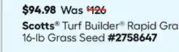 Lowe's Turf Builder Rapid Grass 16-lb Grass Seed offer