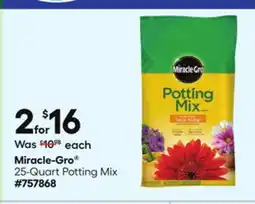Lowe's 25-Quart Potting Mix offer