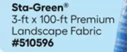 Lowe's 3-ft x 100-ft Premium Landscape Fabric offer