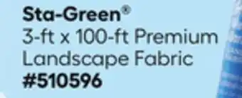 Lowe's 3-ft x 100-ft Premium Landscape Fabric offer