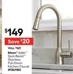 Lowe's Adler Spot-Resist Stainless Pull-Down Kitchen Faucet offer