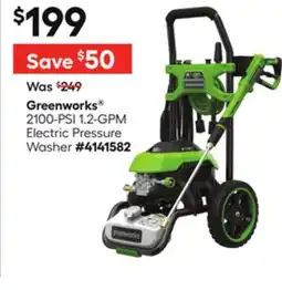 Lowe's 2100-PSI 1.2-GPM Electric Pressure Washer offer