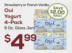 DeCicco & Sons Oui Yogurt 4-Pack offer