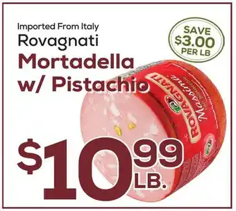 DeCicco & Sons Rovagnati Mortadella w/Pistachio offer