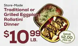 DeCicco & Sons Traditional or Grilled Eggplant Rollatini Dinner offer