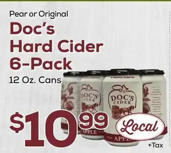 DeCicco & Sons Doc's Hard Cider 6-Pack offer
