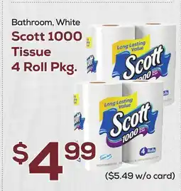 DeCicco & Sons Scott 1000 Tissue offer
