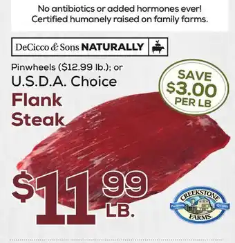 DeCicco & Sons Flank Steak offer