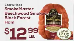 DeCicco & Sons Boar's Head SmokeMaster Beechwood Smoked Black Forest Ham offer