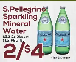 DeCicco & Sons S. Pellegrino Sparkling Mineral Water offer