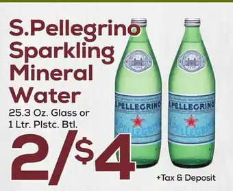 DeCicco & Sons S. Pellegrino Sparkling Mineral Water offer