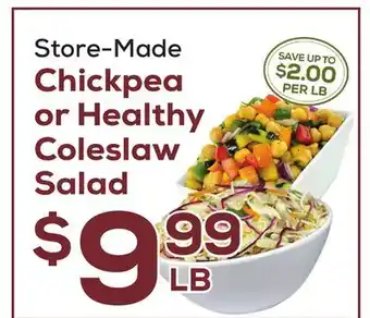 DeCicco & Sons Chickpea or Healthy Coleslaw Salad offer