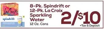DeCicco & Sons Spindrift or 12-Pk. La Croix Sparkling Water offer