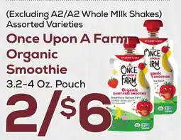 DeCicco & Sons Once Upon A Farm Organic Smoothie offer