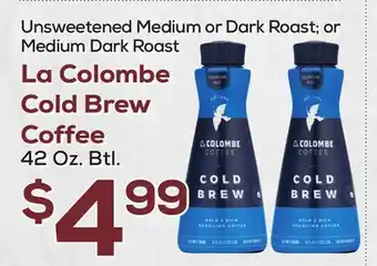 DeCicco & Sons La Colombe Cold Brew Coffee offer