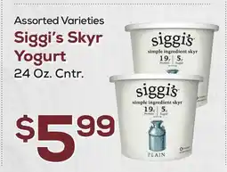 DeCicco & Sons Siggi's Skyr Yogurt offer
