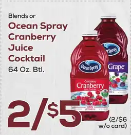 DeCicco & Sons Ocean Spray Cranberry Juice Cocktail offer