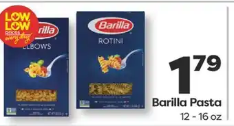 Weis Markets Barilla Pasta offer