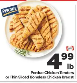 Weis Markets Perdue Chicken Tenders or Thin Sliced Boneless Chicken Breast offer
