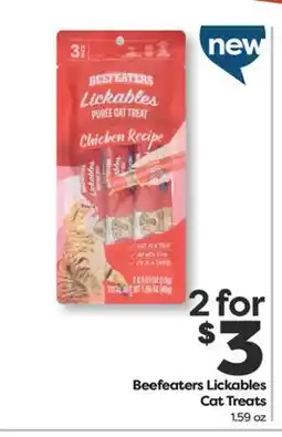 Weis Markets Beefeaters Lickables Cat Treats offer