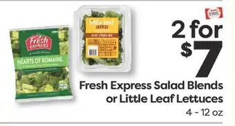 Weis Markets Fresh Express Salad Blends or Little Leaf Lettuces offer