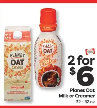 Weis Markets Planet Oat Milk or Creamer offer