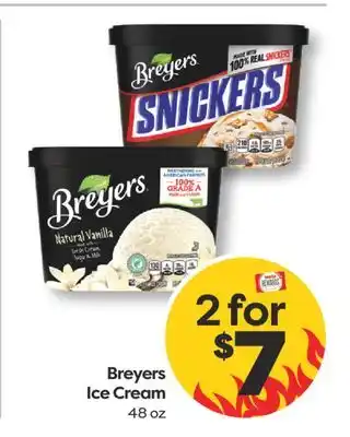 Weis Markets Breyers Ice Cream offer